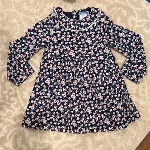 Jacadi Navy Floral Kids Dress